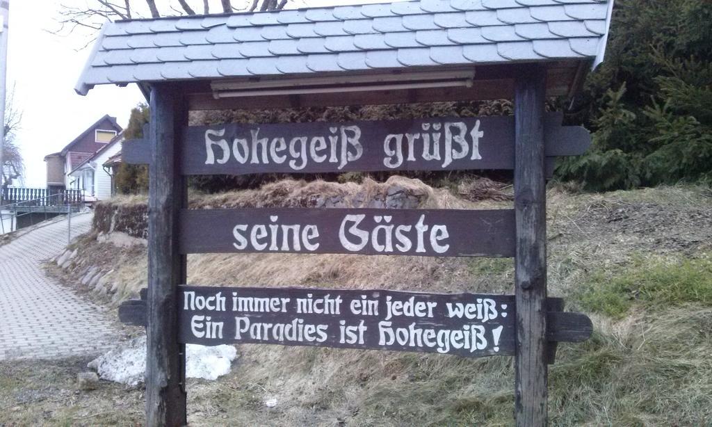 Ferienwohnung Harzluchs Mit Balkon, Netflix Und Sauna Im Haus Hohegeiß Szoba fotó